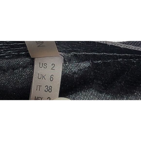 T Tahari Black Brown Color Block Sheath Dress 2 Lightweight Capped Sleeves Soft - Picture 4 of 6